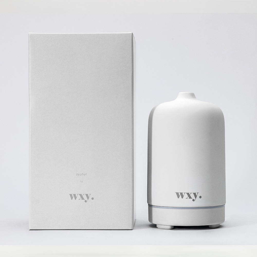 【英國 wxy】Zephyr 香氛水氧機-White 白, , large