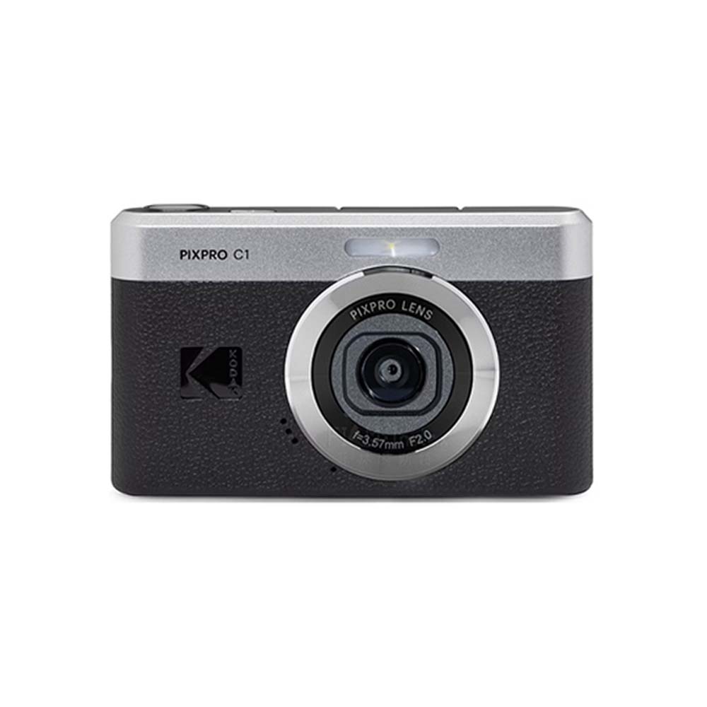 [KODAK] PIXPRO C1 翻轉螢幕數位相機-黑色公司貨, , large