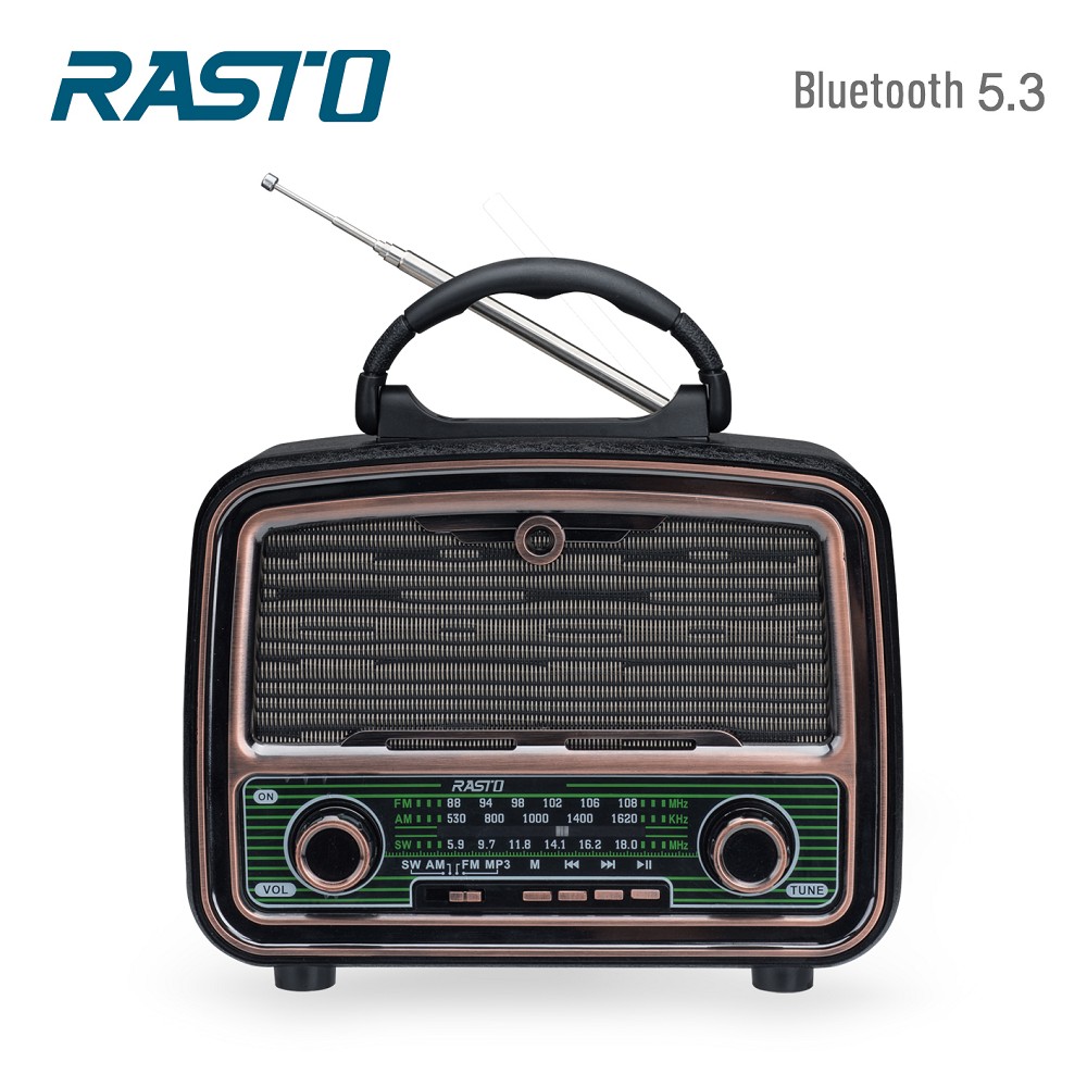 [ RASTO ]  RD16 懷舊時光多功能藍牙喇叭, , large