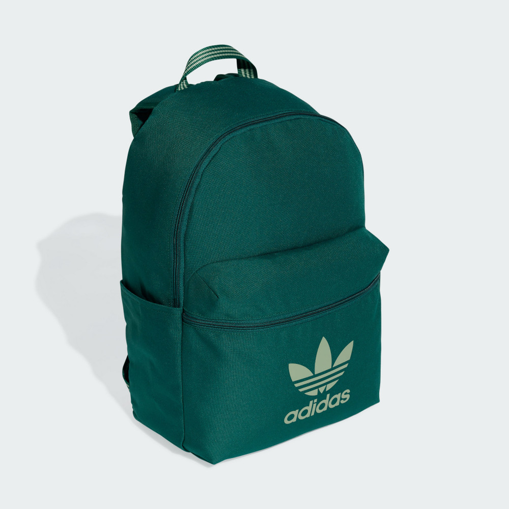 [家樂福] ADIDAS ADICOLOR 後背包 深綠 JI9437, , large