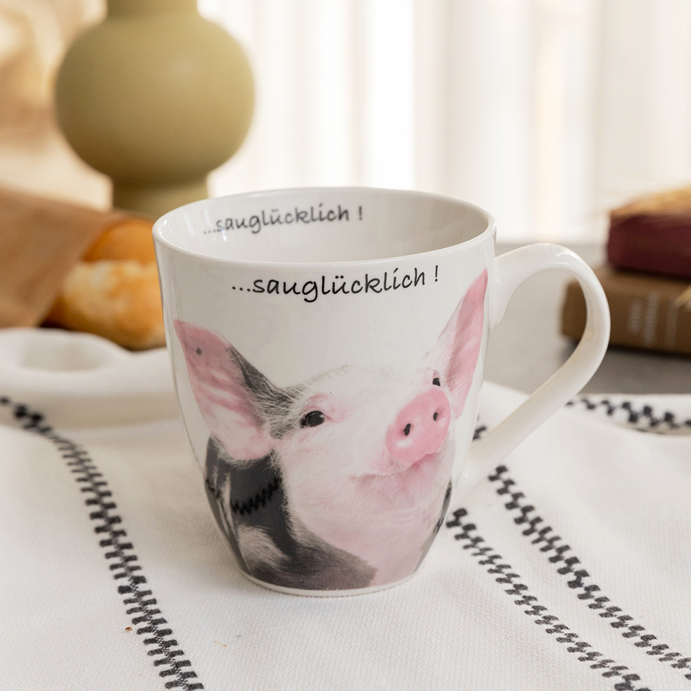 Animal Pattern Ceramic Mug, , large