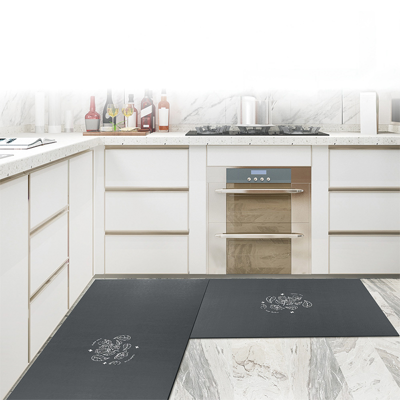 【Monster】 Soft Diatomaceous Earth Kitchen Absorbent Mat &ndash; Carved Pattern Series (80x50cm), , large
