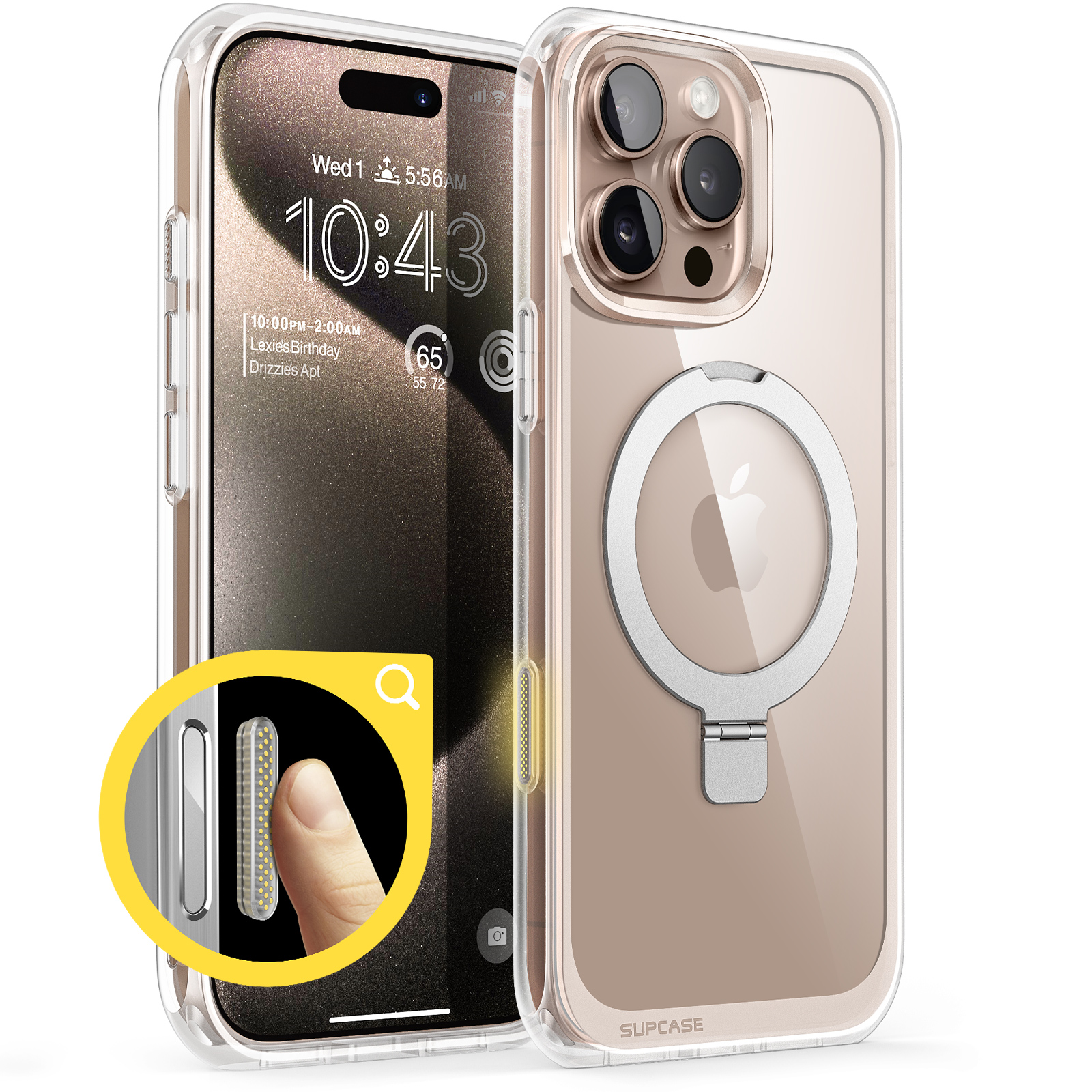 【SUPCASE】 iPhone 16 Pro系列 UB Mag Stand 透色磁吸支架軍規防摔殼｜相機按鍵, , large