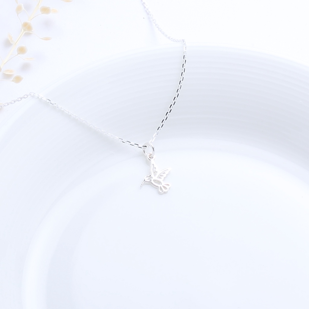 【Angel & Me】Love Hummingbird (small) s925 sterling silver necklace birthday gift, , large
