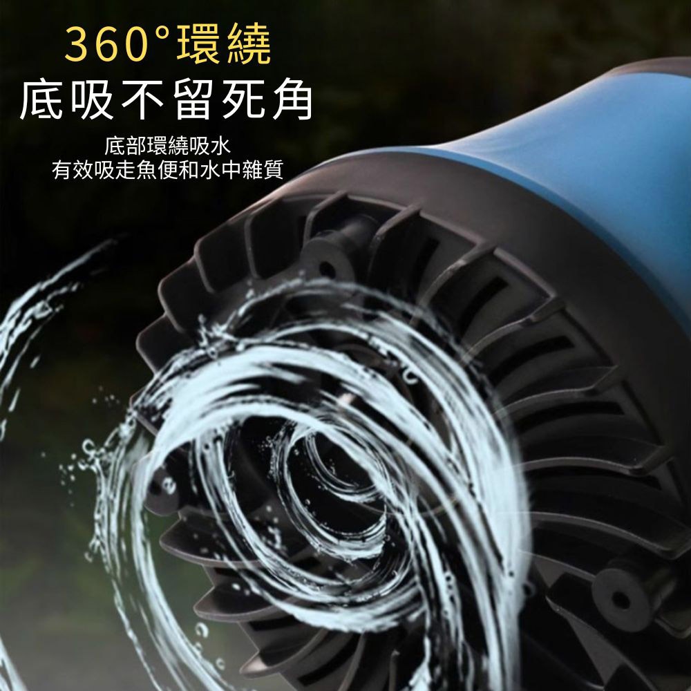 Submersible motor with built-in pump, bottom suction type (super toilet cleaner) 2000L/H JN-812 (35W), , large