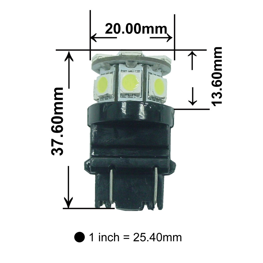 【PA LED】3156 美規 單芯 13晶 SMD LED 39晶體 後霧燈 方向燈 煞車燈 倒車燈 小燈 迷你尺寸, , large