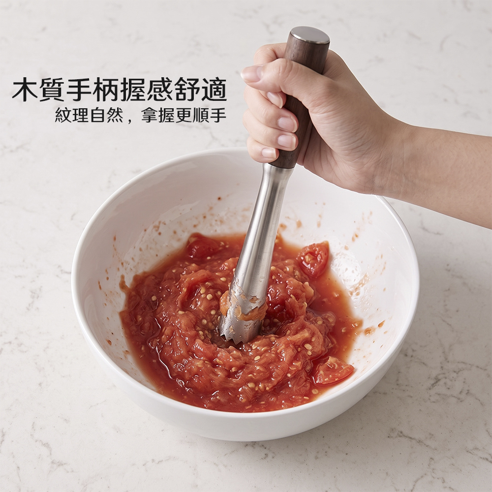 【上手家居】304不鏽鋼碎冰搗碎器(廚房用品/廚房用具/搗碎缽/搗蒜器/搗碎棒), , large