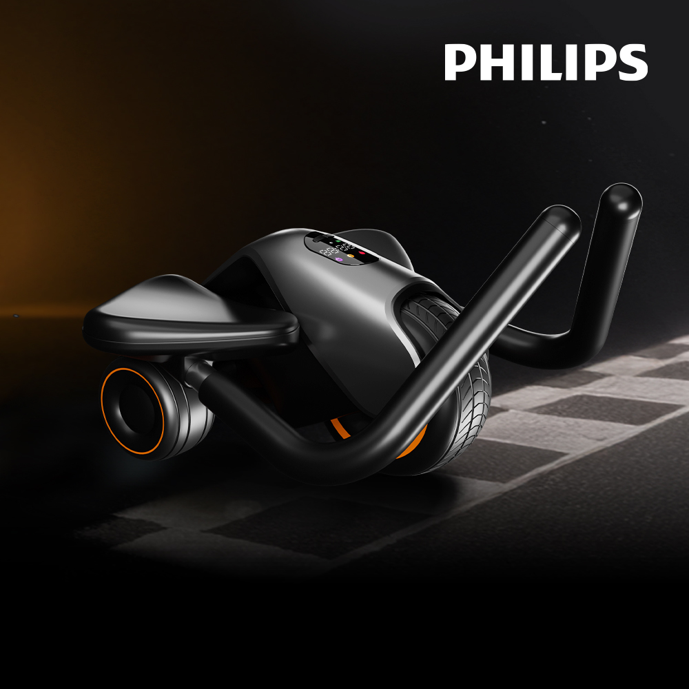 【PHILIPS】FIT3403D 飛利浦雙模式迴力健腹輪, , large