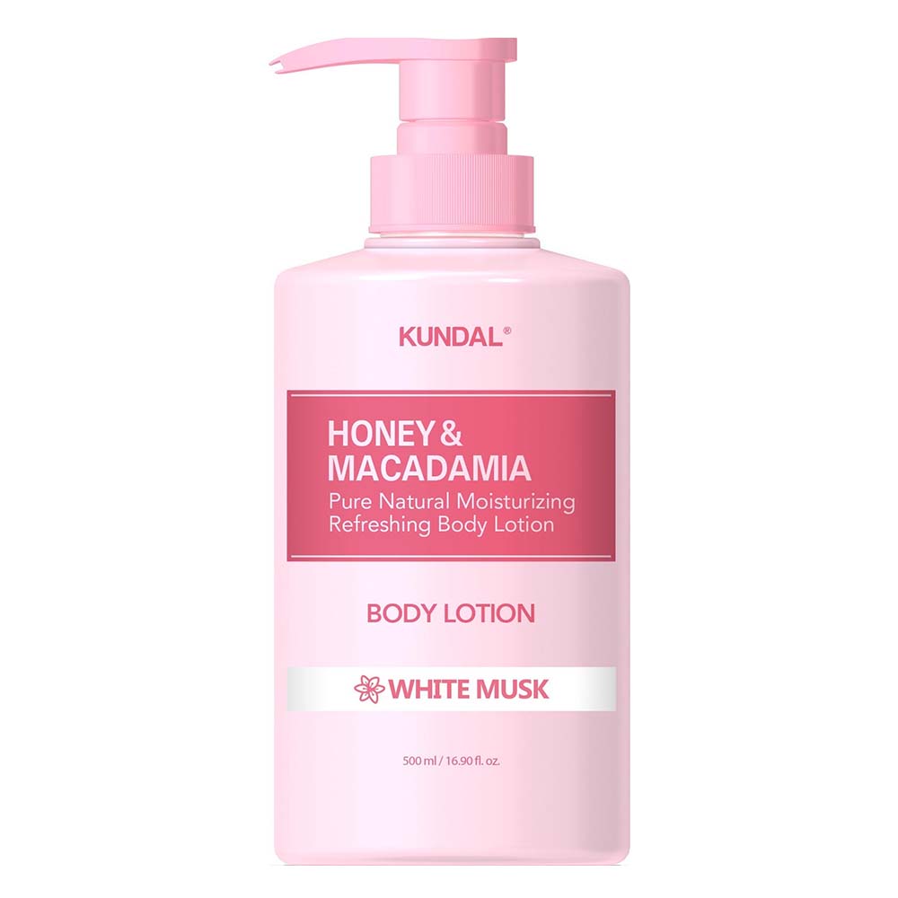 [巨林生化科技]【KUNDAL昆黛爾】蜂蜜澳洲堅果保濕潤膚乳500ml (白麝香), , large