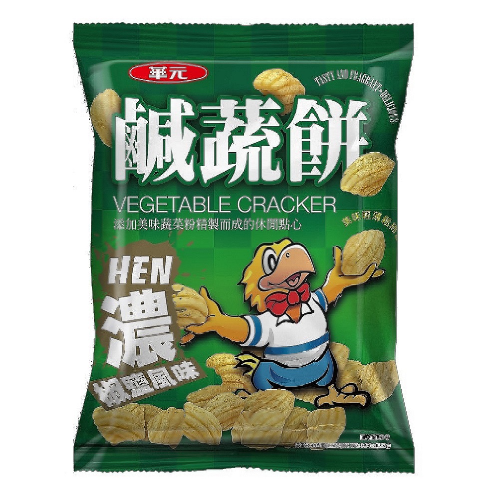 華元鹹蔬餅-濃椒鹽風味, , large