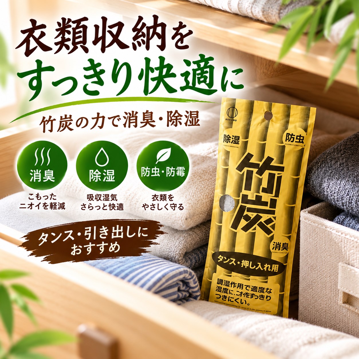 【HIYASU日安工坊】竹炭除濕包, , large