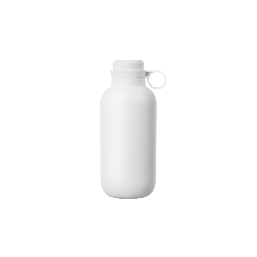*福利品出清*EQURA 一克拉 戶外保溫杯 含背帶 450ml -優雅白, , large