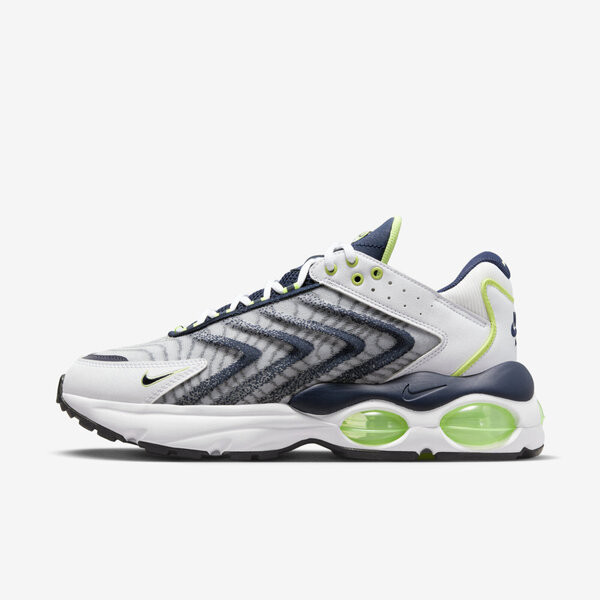 Nike Air Max TW 男 休閒鞋 運動 慢跑 氣墊 透氣 復古 放射線條 白 深藍 [DQ3984-101], , large