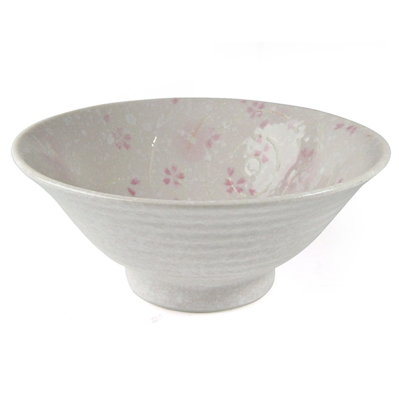 [豐名日本餐具] 6.5麵井 爛漫 / H107-65NW, , large