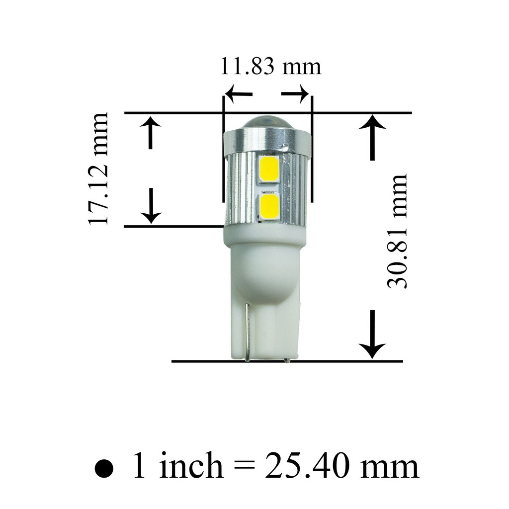 【PA LED】9-32V 特調光色 T10 T15 10晶 2835 SMD LED 魚眼 黃金光 黃光 方向燈 小燈, , large