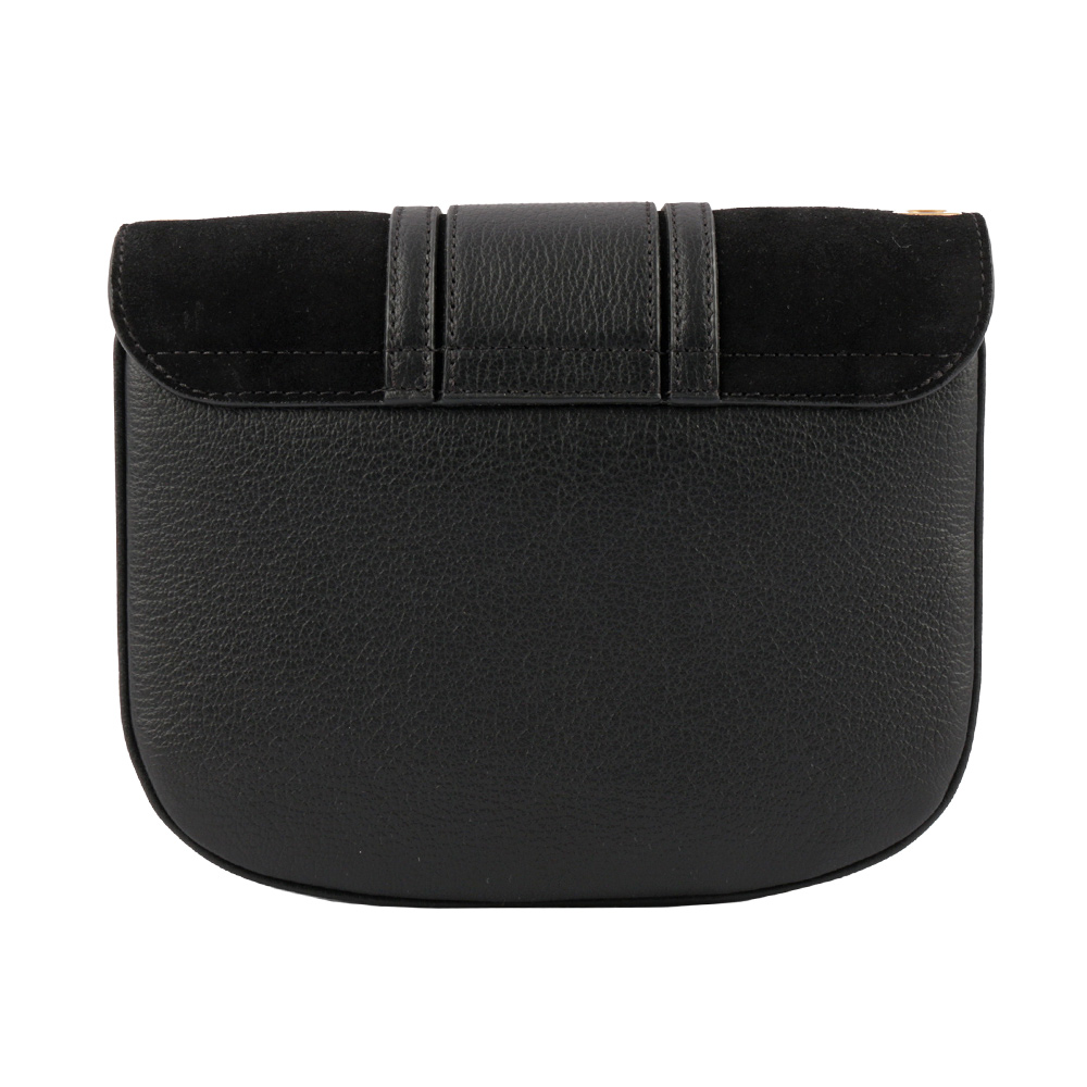 SEE BY CHLOE HANA bag 小型麂皮皮革斜背包/黑色, , large