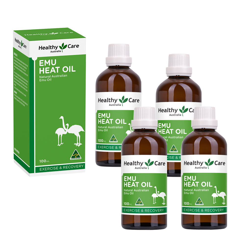Healthy Care 鴯苗鳥熱油 (4入組 100ml/瓶), , large