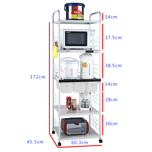 愛樂美3孔1拉3抽5層電器架A-11530-4, , large