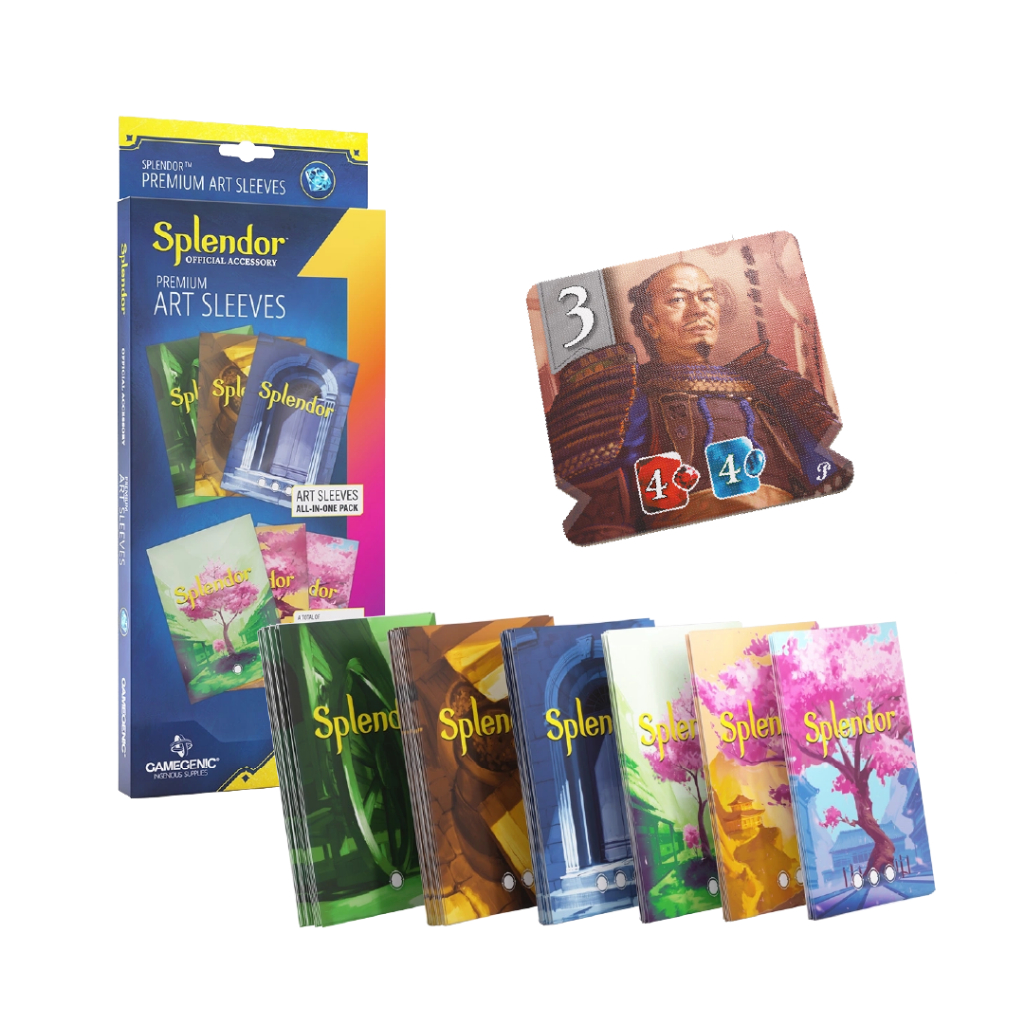 【Asmodee】璀璨寶石 珍藏套組 Splendor Collection Set｜可容納主及擴所需配件｜牌墊+牌套, , large