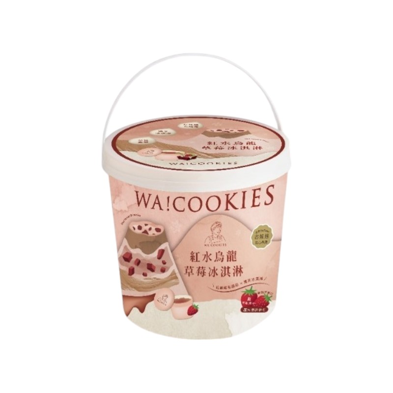 WA!COOKIES紅水烏龍草莓冰淇淋, , large