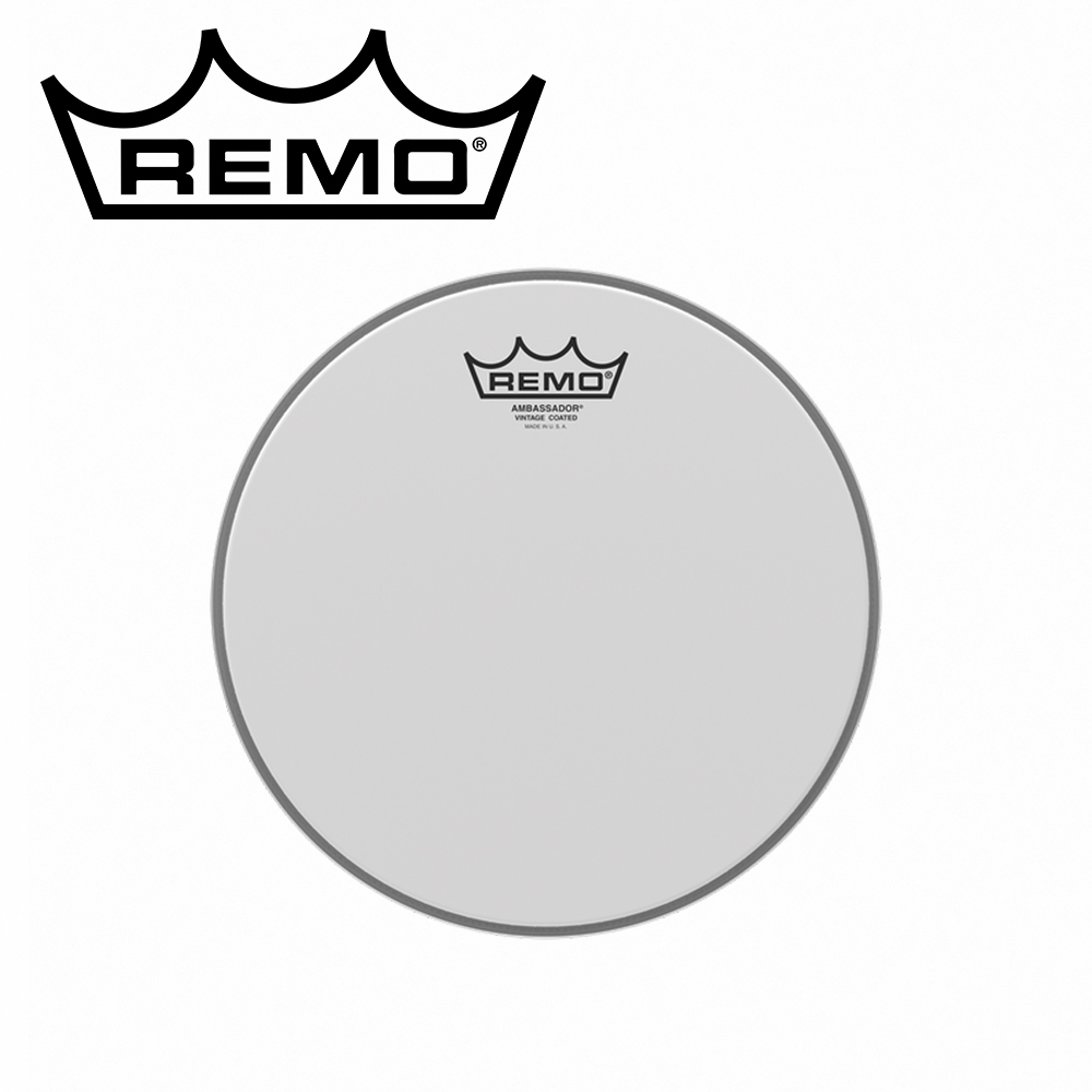 REMO Ambassador Vintage Coated 雙層噴白鼓皮 13"【敦煌樂器】, , large