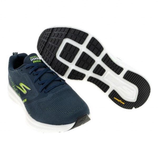 Skechers Go Run Ride X 男 慢跑鞋 競速 跑鞋 寬楦 避震 深藍 [246095WWNVGR], , large