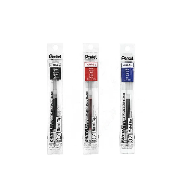 【 Pentel 飛龍 】極速鋼珠筆芯 0.7mm 12支/盒 LR7   -  多款可選, , large