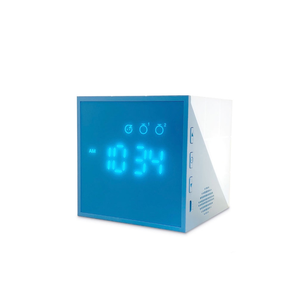 Magic Cube 魔術方塊多功能鬧鐘 電子式時鐘 造型桌鐘, , large