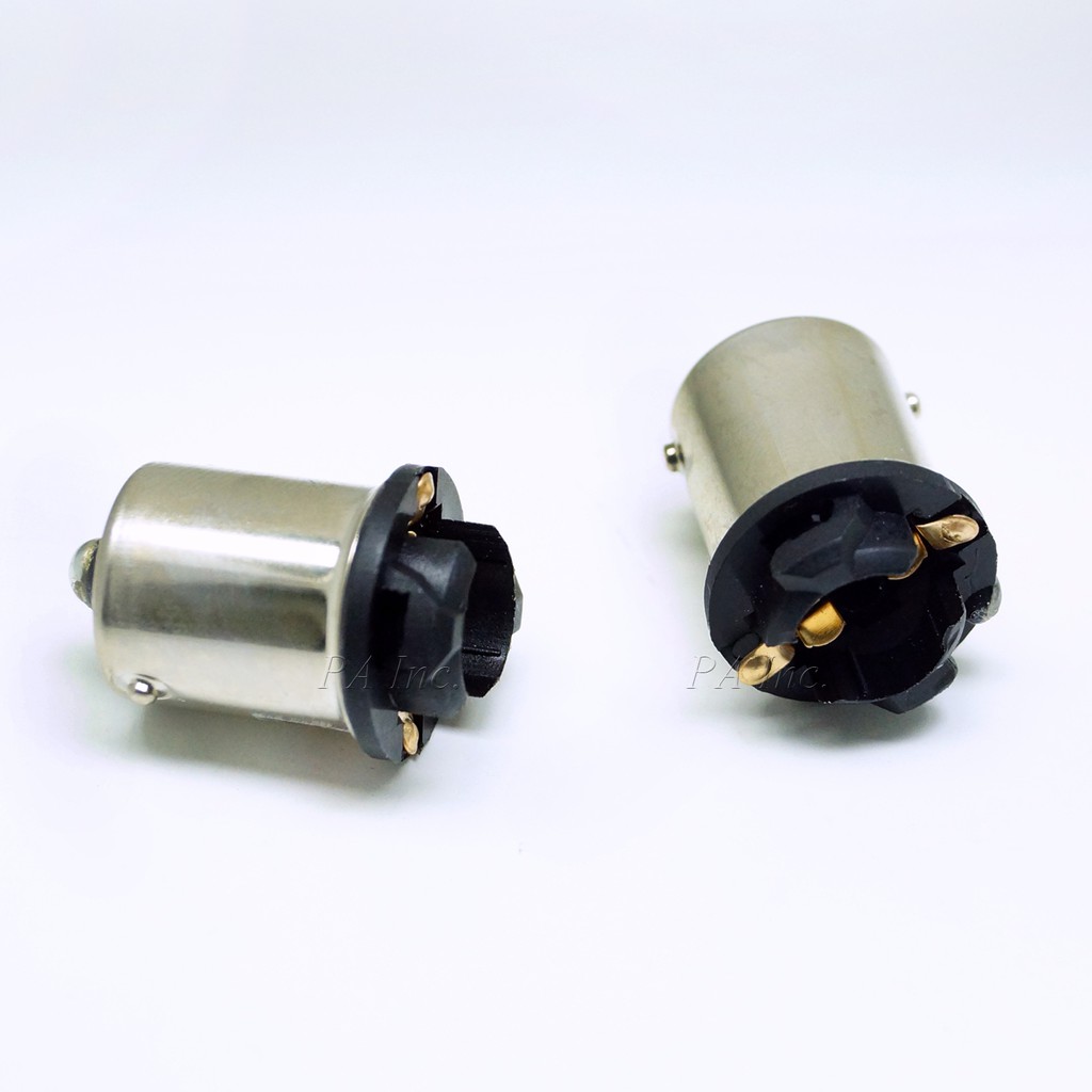 【PA LED】1156 平角 對角 斜角 T20 7440 單芯 轉接 T10 T15 方向燈 倒車燈 轉接座 轉接頭, , large