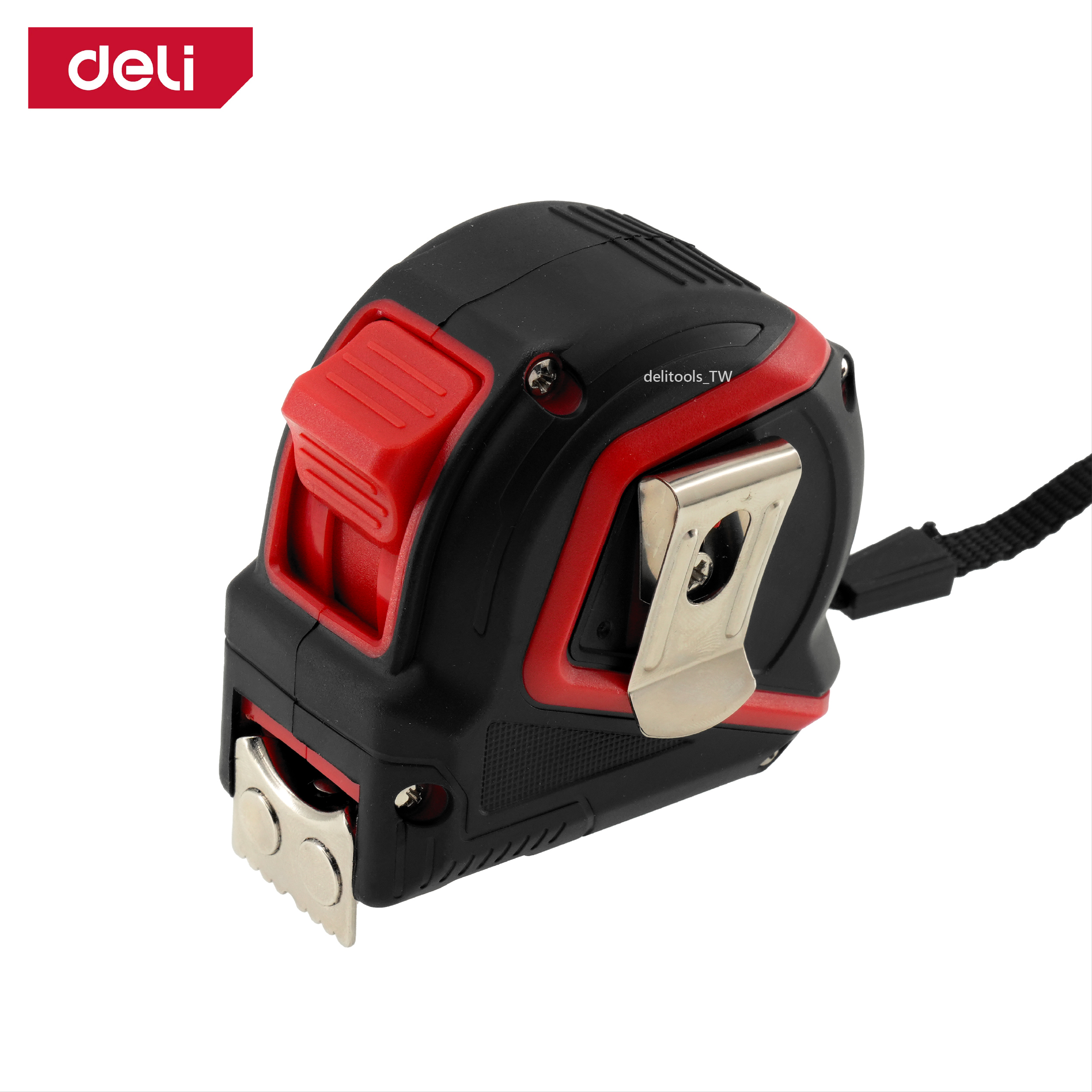【得力工具 deli tools】專業耐摔包膠捲尺 JIS1 專業款 PRO系列-8M, , large