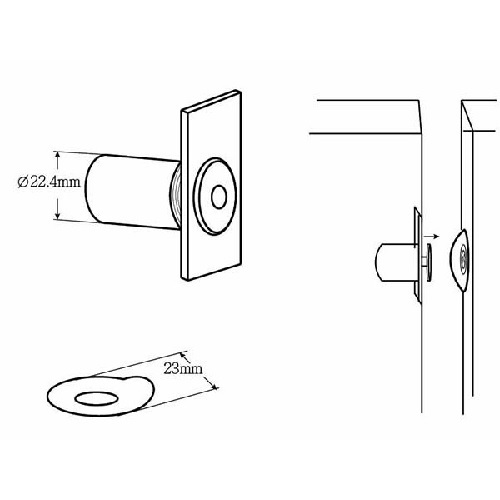 Pulley sliding door locator, , large