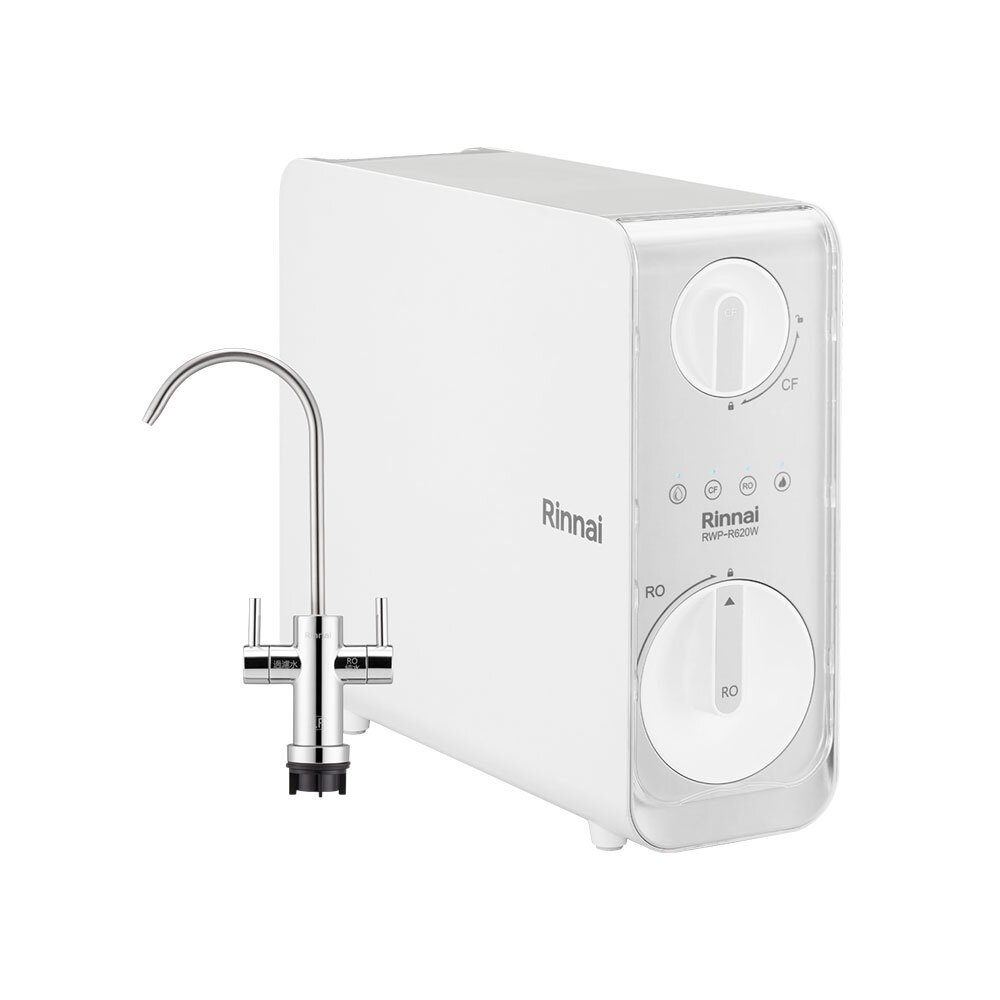 【KW廚房世界】林內牌 RWP-R620W 廚下型雙效RO逆滲透淨水器 限定區域送基本安裝, , large