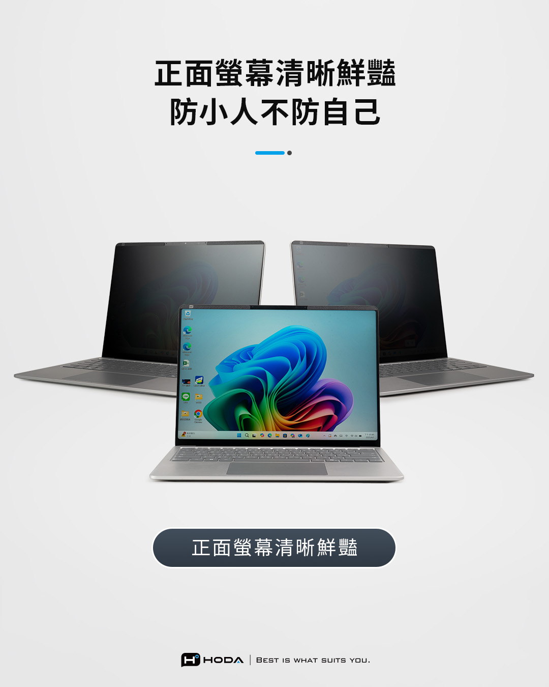 【 HODA 好貼 】磁吸防窺 保護貼 微軟Surface 系列 Surface Laptop 第7版 13.8吋 公司貨, , large