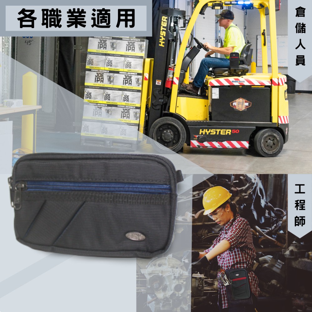 【YUN JOIN】Horizontal multifunctional waist bag, , large