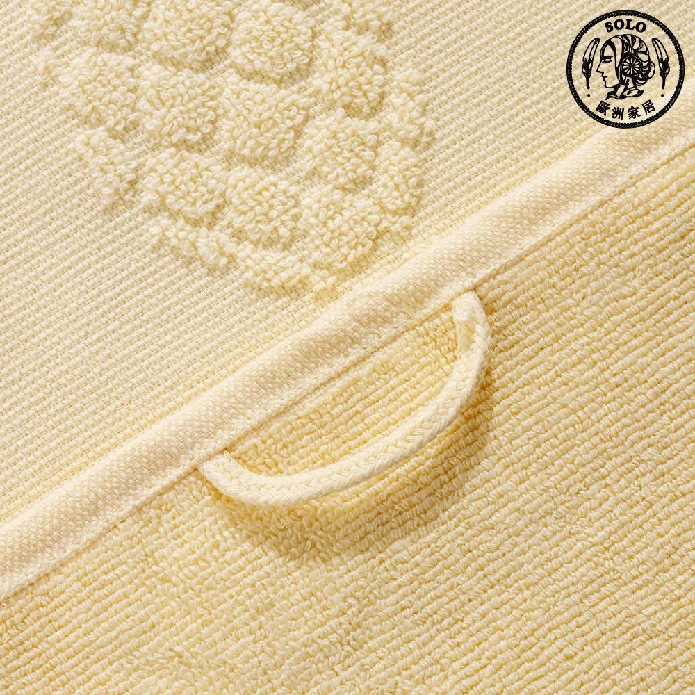 【SOLO歐洲家居】LCW Home 土耳其製 70x140cm 純棉浴巾 鵝黃鳳梨, , large