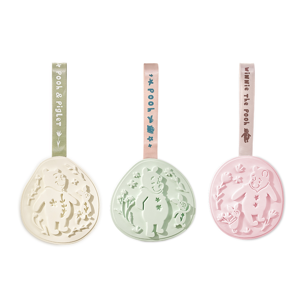 Winnie the Pooh "Floral Series" Embossed Charm Aroma Stone, , large