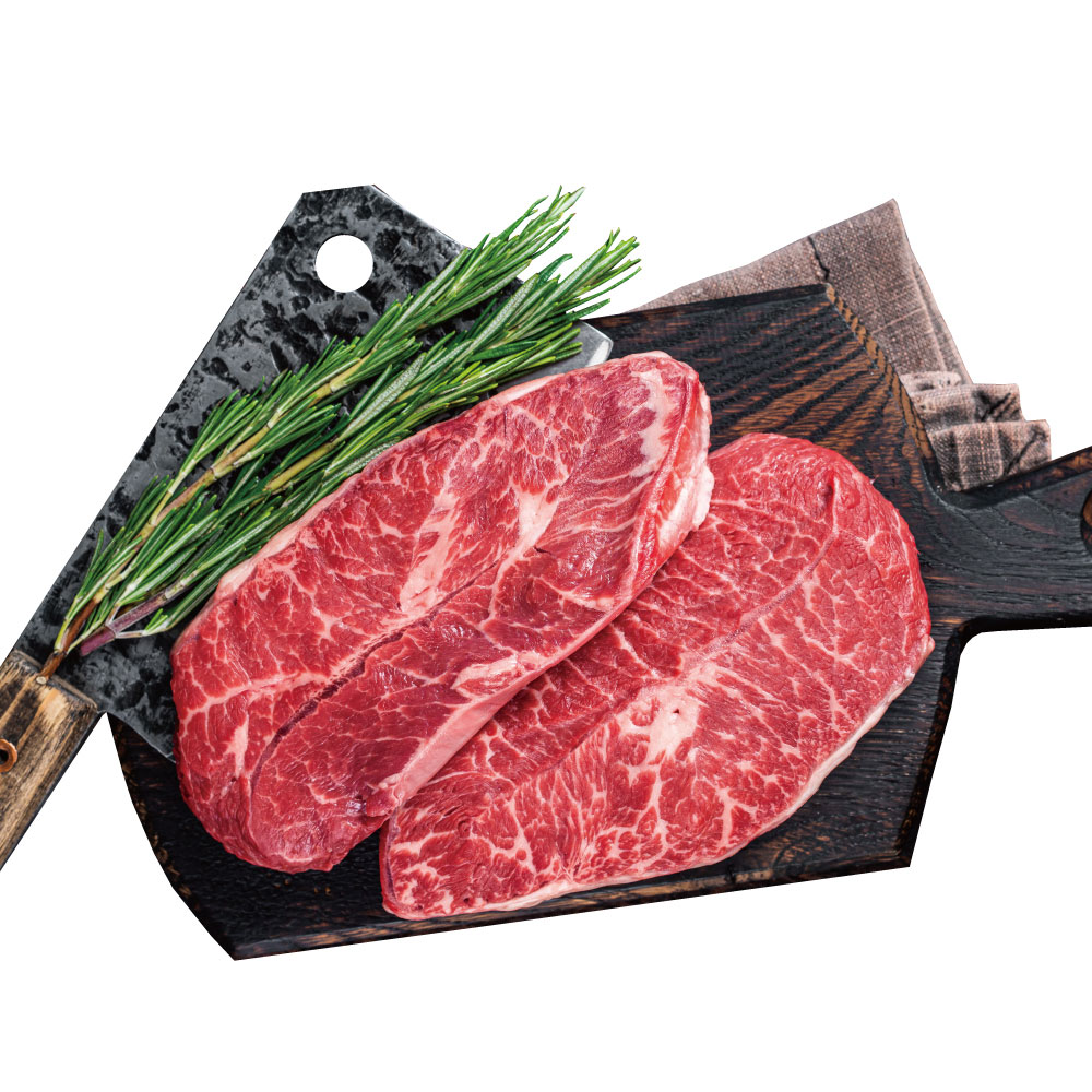 U.S. Angus Marbled Chuck Tender Steak, Thin-Sliced, , large