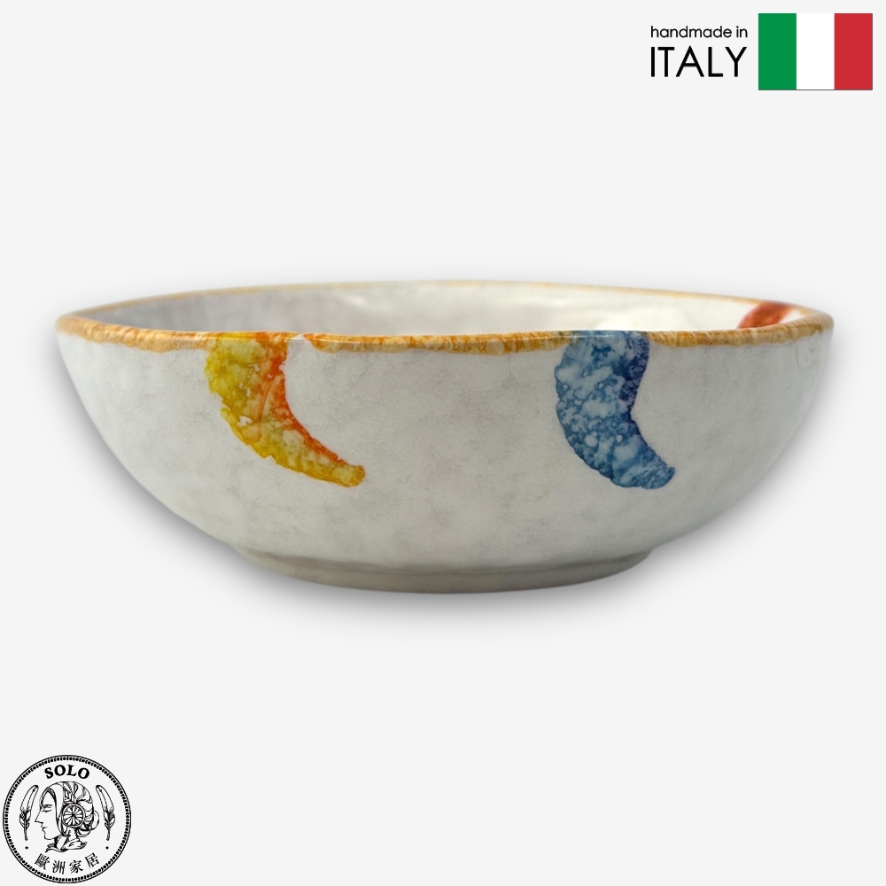【SOLO歐洲家居】Modigliani 義大利製手工陶 14cm 淺碗 BNG幸運公雞系列, , large