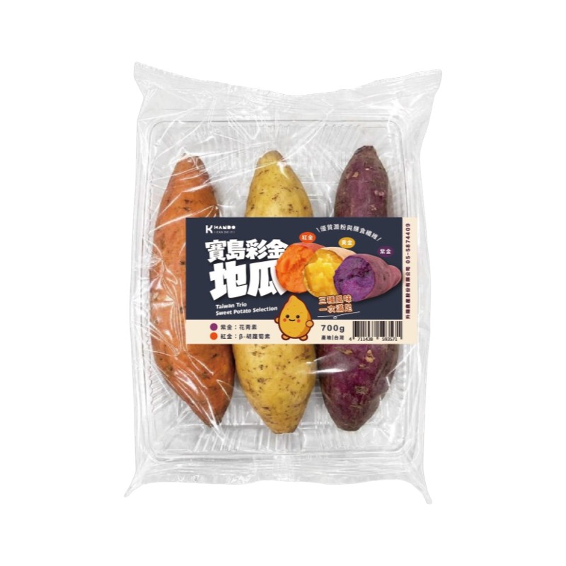 寶島彩金地瓜700g/盒, , large