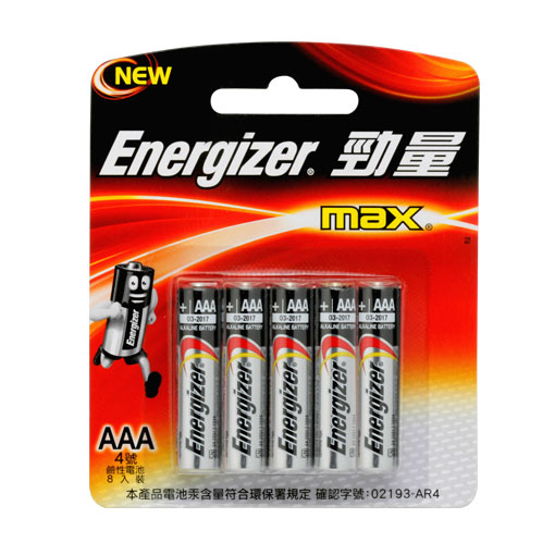 勁量4號鹼性電池8入AAA, , large