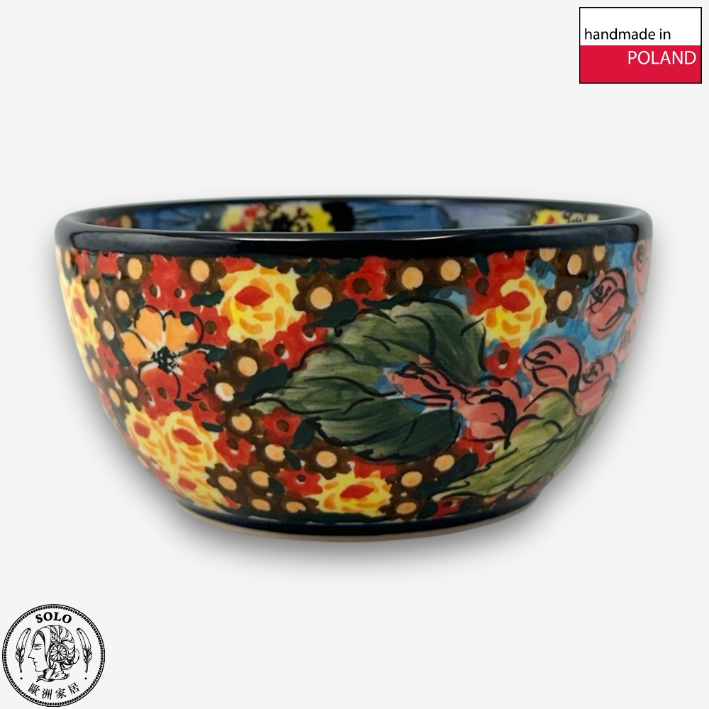【SOLO歐洲家居】波蘭製 Cerraf 波蘭陶 13cm 飯碗 繁花深處系列, , large