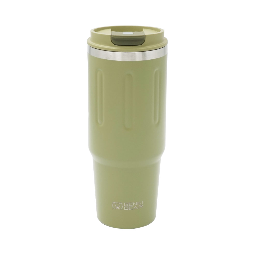 GB 900ml Vacuum Bottle, 綠色, large