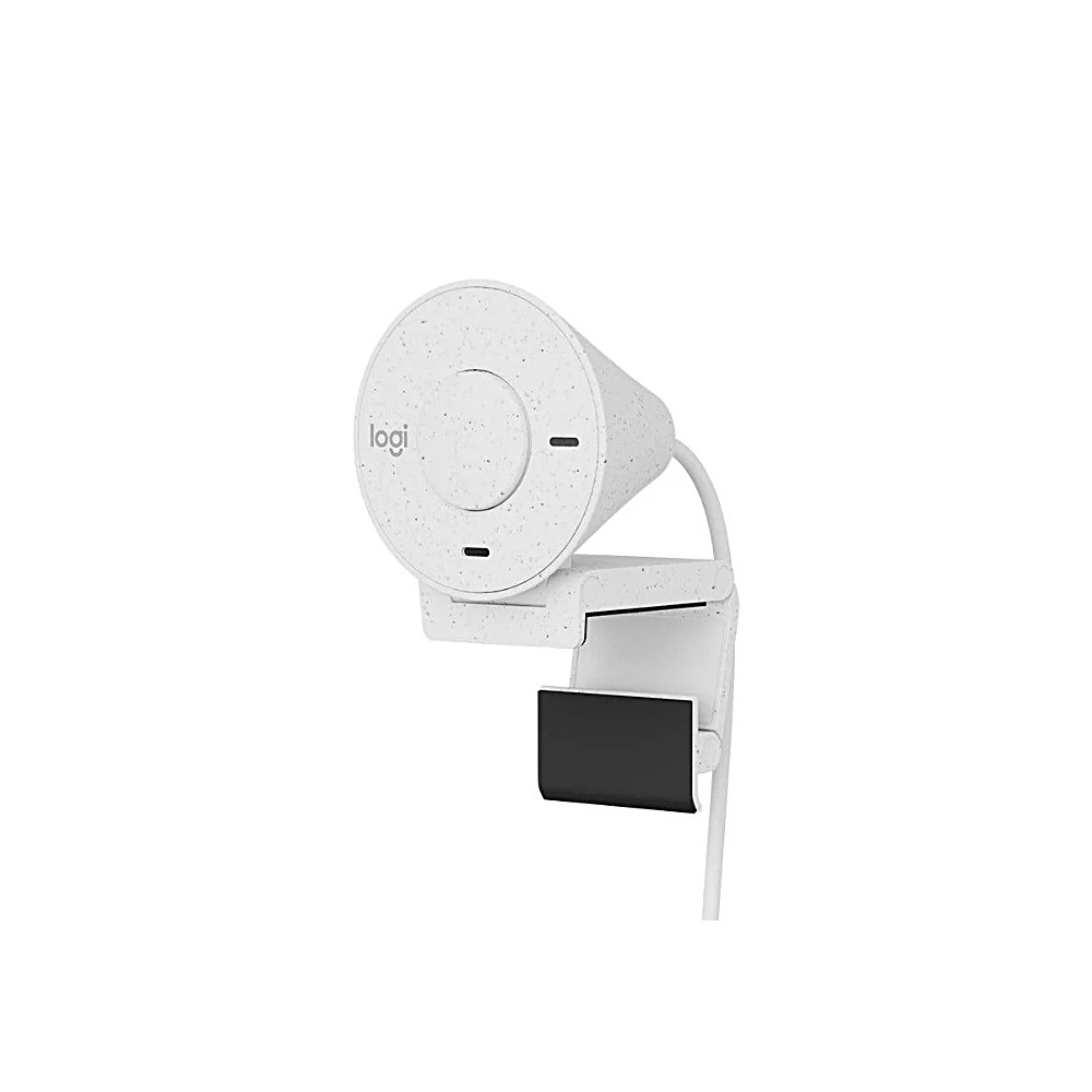 【 Logitech 羅技 】Brio 300 珍珠白 1080p 降噪麥克風 直播攝影機, , large