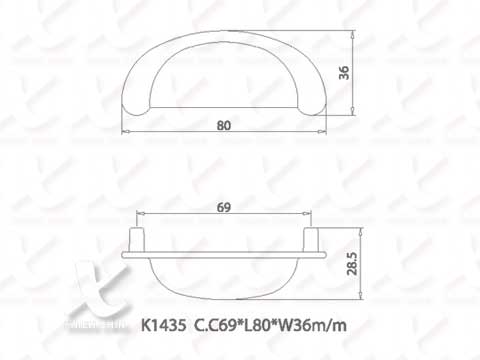 Zinc Knob, , large