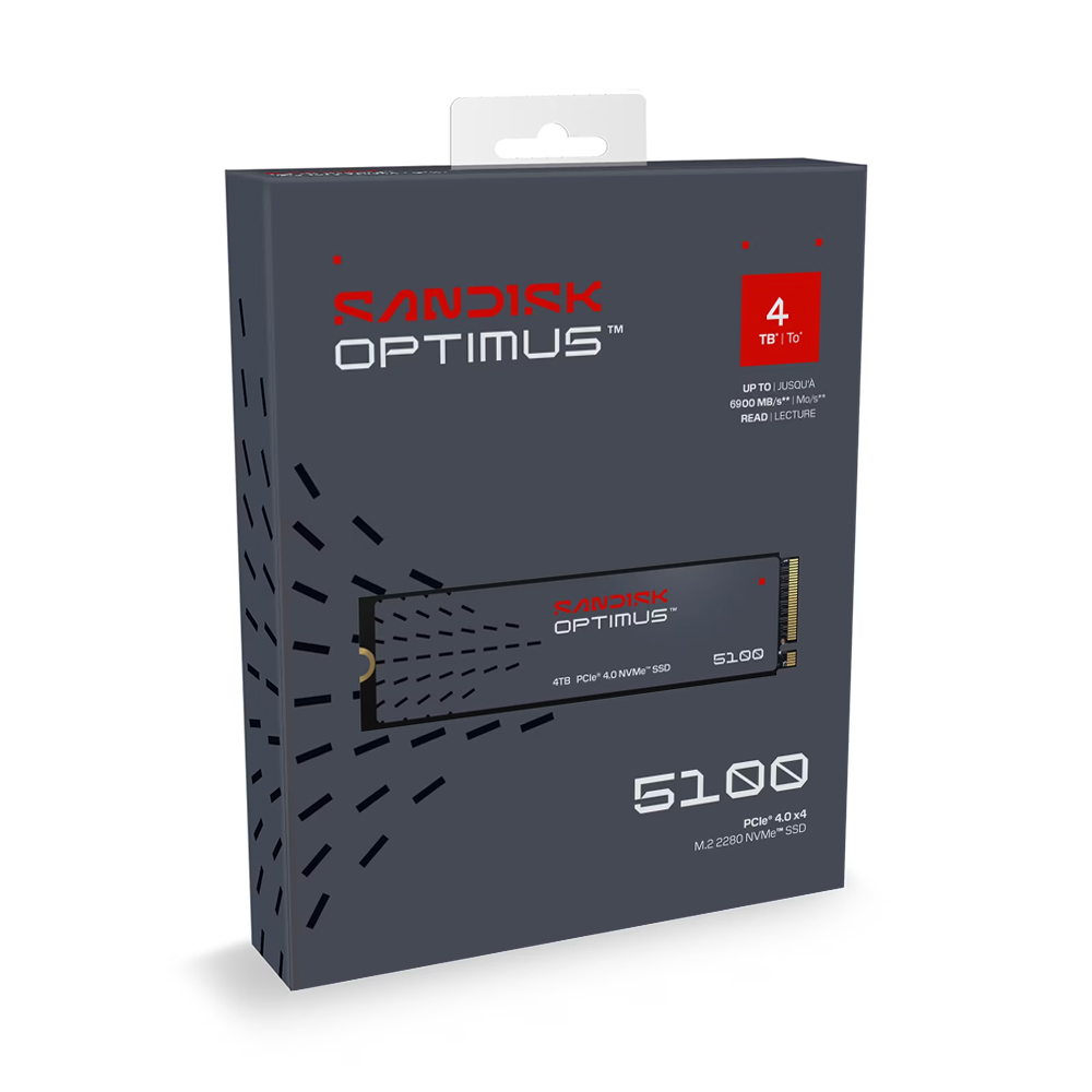 【SanDisk】Optimus 5100 NVMe 4TB SSD M.2 2280 代理商保固公司貨, , large