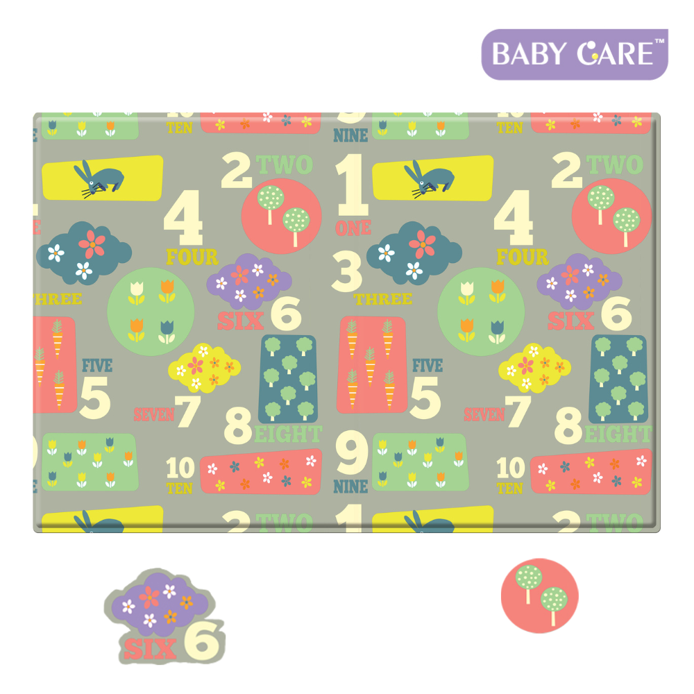 【BabyCare皇冠】遊戲墊─數字遊戲(210x140x1.3cm), , large