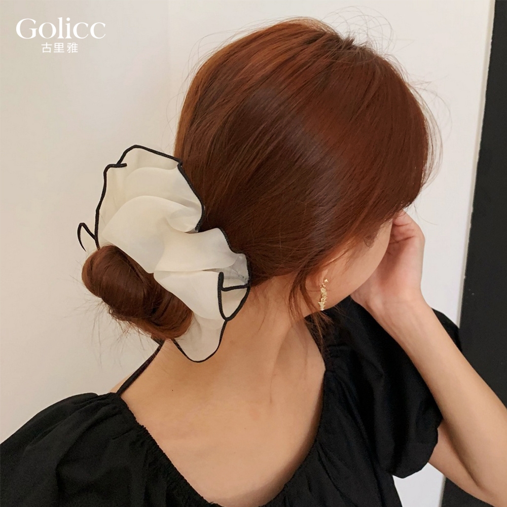 【Gulicc】古莉可 髮圈  小香風撞色大腸髮圈, , large