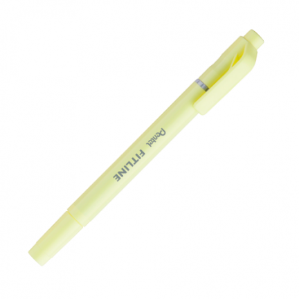 【 Pentel 飛龍 】FITLINE 雙頭螢光筆 粉彩色系 3.5/1.0mm 10支/盒 SLW11P   -  多款可選, , large