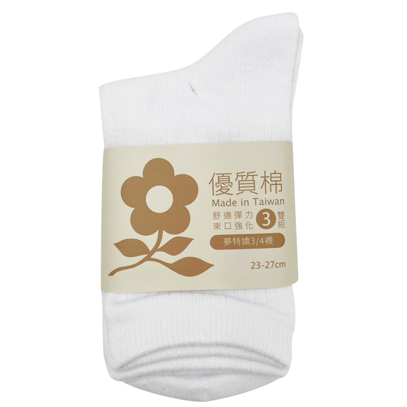 3/4 Casual Socks, , large