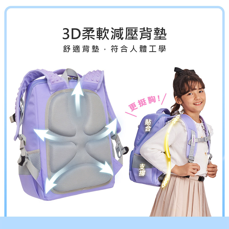 IMPACT寶可夢大開口書包-藍, , large